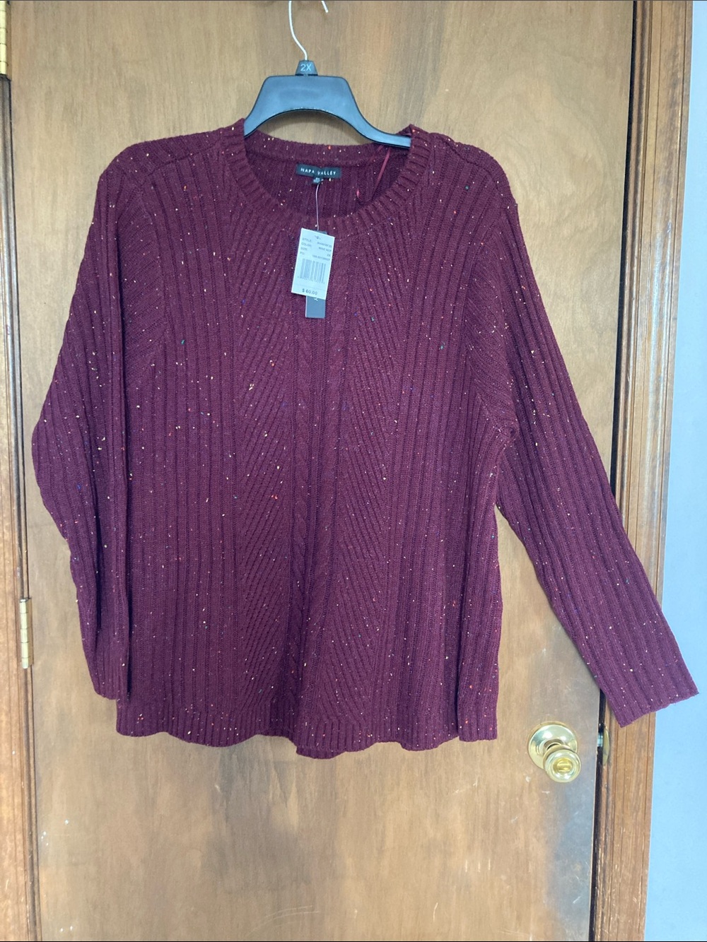 Napa valley pullover sweater size 2X - Picture 10 of 17